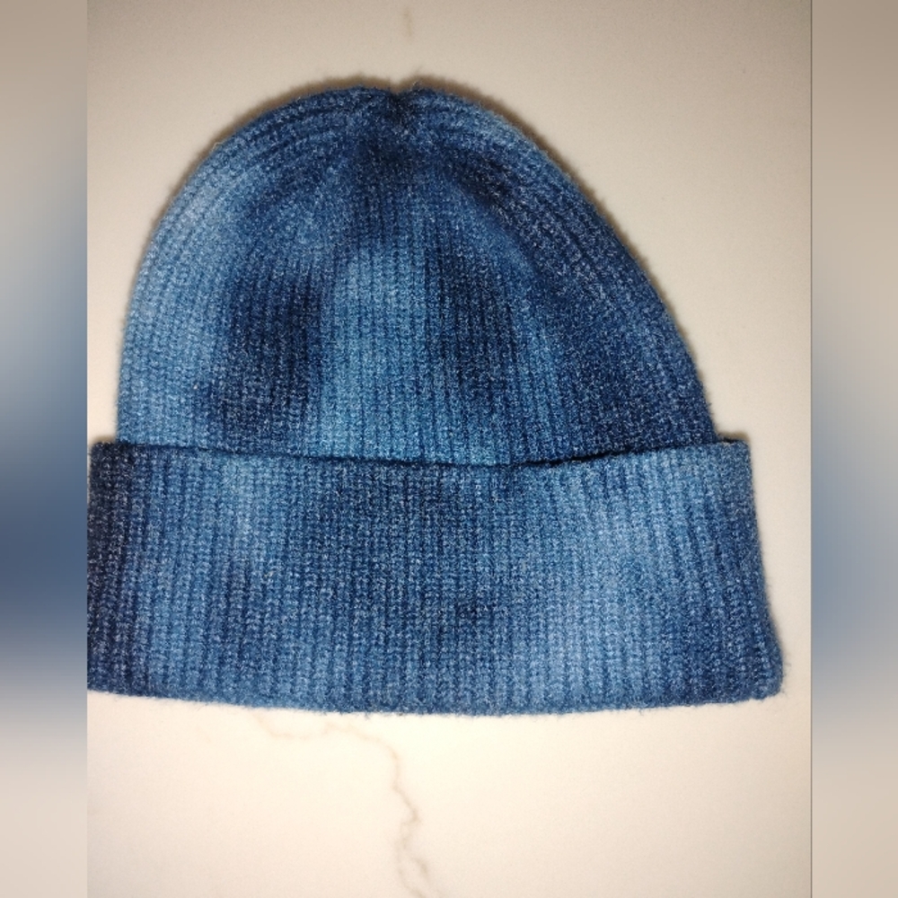 Blue Knit Beanie